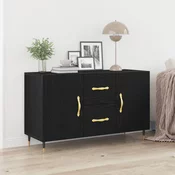 Kreveta Crni hrast 100 x 36 x 60 cm Konstruirano drvo