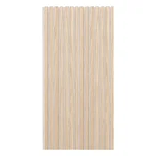 Akustični panel MDF hrast/bež filc 121 x 2 x 61 cm