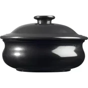 CHURCHILL Art de Cuisine Rustics lonec za dušenje s pokrovom, O: 140 mm, črn (6 kos)