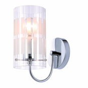ITALUX MBM1957-1 - Zidno svetlo MAX 1xE27/60W/230V hrom