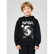Sinsay - Dukserica sa štampom NASA - crno