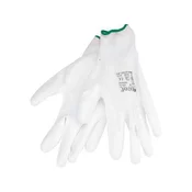 Extol Premium Extol Premium (8856632) delno potopljene poliestrske rokavice iz PU, bele, 10