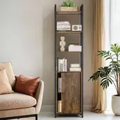 Songmics Knjigarna 6 polic 24x40x1595 cm rjava