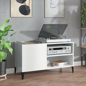 Ormaric za ploce sjajni bijeli 84,5x38x48 cm konstruirano drvo