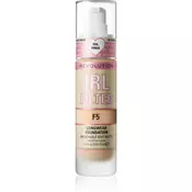 Makeup Revolution IRL Filter dolgoobstojni matirajoči tekoči puder odtenek F5 23 ml
