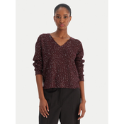Vero Moda Bluza Leilani 10318223 Vijolična Loose Fit