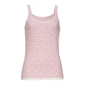 VIVANCE Top z naramnicami roza/bela