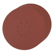 Brusilni disk SZ 225 mm P120 8 lukenj - 10 kosov Silverline