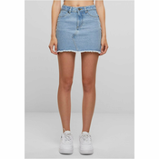 Womens mini denim skirt - blue