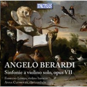 BERARDI:SINFONIE A VIOLINO SOLO OPUS VII