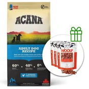ACANA Adult Dog Recipe 17 kg + 3x priboljški BREZPLAČNO