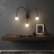 Opviq zidna lampa Vault 20950-E, 3 × G9, braon