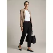 Sinsay - Chino pantalone sa kaišem - crno