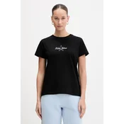 Guess Jeans Majica W6RI18 J1314 Črna Regular Fit