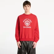 Mikina Sporty & Rich California Emblem Crewneck UNISEX Ruby XL