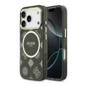 Maska Guess IML Peony Dot MagSafe za iPhone 17 Pro Max siva