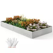 Northix Pocinkani vrtni robnik 6-delni fleksibilni kovinski 110x22 cm