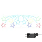 Vidaxl Božična zvezda med 432 LED večbarvno 182 x 58 cm PVC