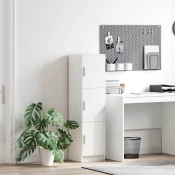 Highboard Bijelo 31.5 x 32 x 122.5 cm
