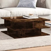 Stolic za kavu boja hrasta 70x70x29 cm konstruirano drvo