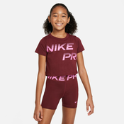 Nike G NK DFCT CROP SE+, djecja majica, crvena FN9691
