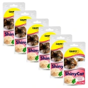 GimCat ShinyCat piletina + rak 12 x 70 g