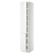METOD Visoki element s policama/2 vrata, bela/Ringhult bela, 40x60x220 cm