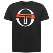 Majica za djecake Sergio Tacchini Iberis Jr T-shirt - black/orange