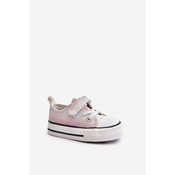 Childrens Velcro sneakers with sequins Multicolor Caloma