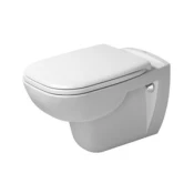 Duravit 25350900002 - Stenska WC školjka D-CODE keramika/sijajna bela