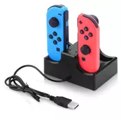 Postaja za punjenje Cuatro Energy za Nintendo Switch kontrolere