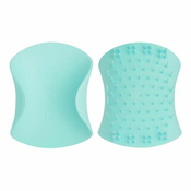 Tangle Teezer The Scalp Exfoliator & Massager masažna in piling krtača za lase in lasišče 1 ks odtenek Mint Green Whisper