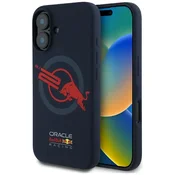 Red Bull ETUI RED BULL HC SILICONE ORBR20 LOGO RED LINING DO IPHONE 16 MAGSAFE GRANATOWY
