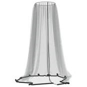 Vidaxl Komarnik za dežnik 220 mreža črna ?300x230 cm