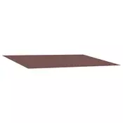 vidaXL Nadomestno platno za tendo Rjava 250 x 200 cm Poliester