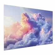 shumee Plakat - Oblaki kot naslikani: umetniški čopiči zore slikajo nebo