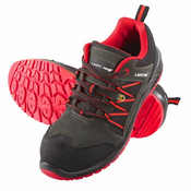 ESD suede/oxford čevlji grafitno črni, s1 src, "43", ce, lahti