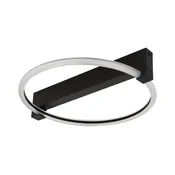 Globo 48050DS - LED stropna svetilka FLETCHER LED/15W/230V 41,5x38 cm črna