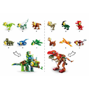Sluban jajca Qbricks M38-B0796 Dino 1 kos