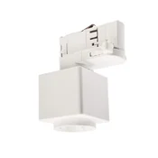 Deko-Light 3-fazni napajalni vodnik D Line, adapter za vtičnice, bel, 1380 W - prometno bela (RAL 9016) - Plastika