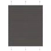 Plisirana roleta crna 105x100 cm širina tkanine 104,4 cm