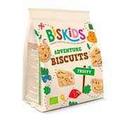 BISkids BIO otroški polnozrnati piškoti s koščki jabolk brez dodanega sladkorja, 100 g