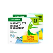DIETPHARM MAGNEZIJ 375 + B KOMPLEKS DIREKT VRECICE A56