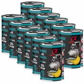 Alpha Spirit Dog Wet - Sardine & Banana 12 x 400 g
