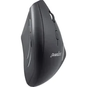 Perixx USB-miška , optična Perixx PERIMICE-608 ergonomična, integrirana kroglica črne barve