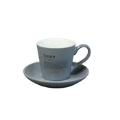 PORCELAN SET ZA KAFU 180ml 6/1 (HOME/SIVI) RXG-N250069A