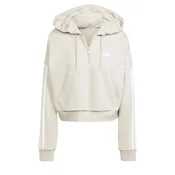 Adidas Ženski duks W 3S Ft Qz Hd, JN1958, Bež