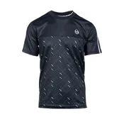 Sergio Tacchini Funkcionalna majica Scotland modra/črna/bela