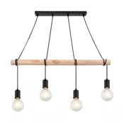 Rabalux 3980 - Lestenec na vrvici PABLO 4xE27/40W/230V