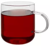 shumee STEKLENA SKODELICA ZA KAVO IN ČAJ 330 ml. 9 cm PROZORNA
